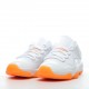 Air Jordan 11 Bright Citus AJ11 Joe 11 White Orange Low Top Basketball Shoes Head Layer  Z1YEY