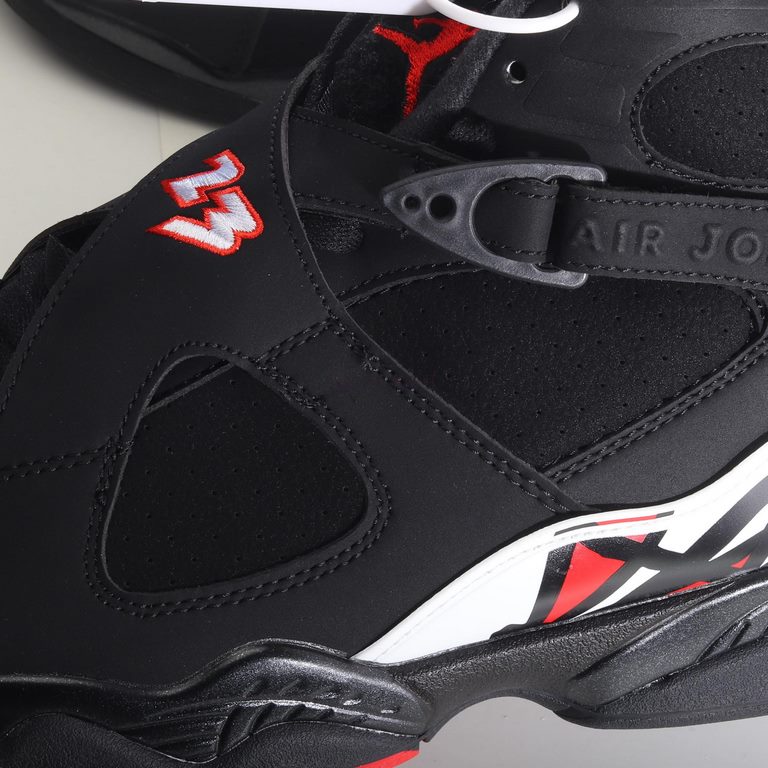 Nike Air Jordan 8 Retro "Playoffs "Michael Jordan AJ8 Generation Retro Mid-top Culture Casual Athletic Basketball Shoes "Replica Black Playoffs "BGIRT