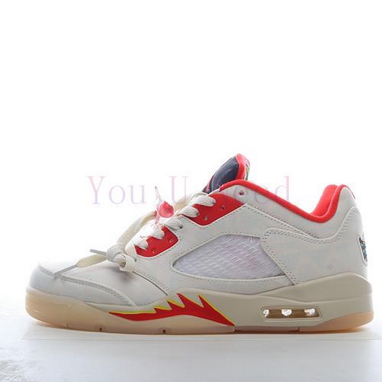   Air Jordan Low "Chinese New Year" Rebranded "Chinese New Year White Red Tearaway Luminous Bottom" Z1YWI