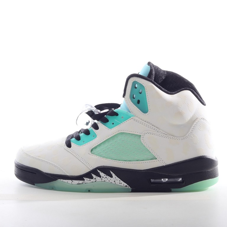 Air Jordan 5 "Island Green" AJ5 Joe 5 Snow Leopard 3M Reflective Guo Allen same Z1YEP