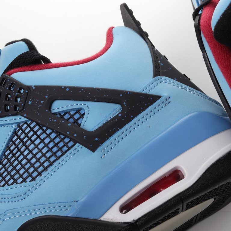 Air Jordan AJ4 Co-Branded Blue Suede XMRWI