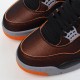 Pure Original Air Jordan 4 Retro SE AJ4 Joe 4 Brass Black Orange Starfish Orange Z1IRP