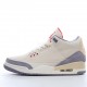 Air Jordan 3 "Muslin" AJ3 Joe 3 Cement Gray Canvas Basketball Shoes Y3YEI