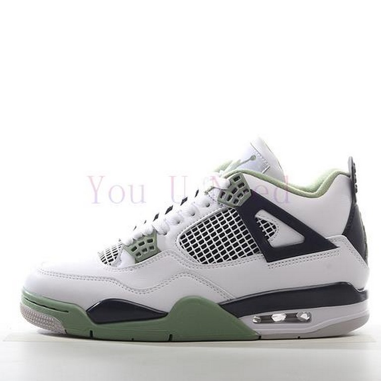 Head Layer Version Air Jordan 4 Retro "Seafoam" AJ4 Joe 4 White Green XQTWI