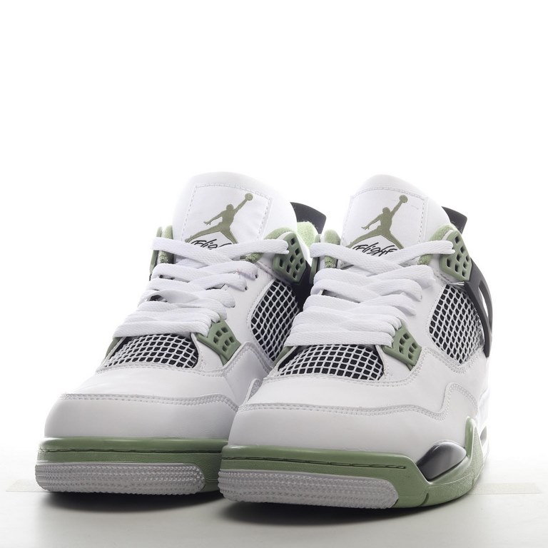 Air Jordan 4 Retro "Oil Green" Sage Sea Salt Green X-prints All Green X-prints X4YWR