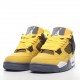 Air Jordan 4" Lightning" AJ4 Joe 4 Replica White Yellow Electric Mother XMTWW