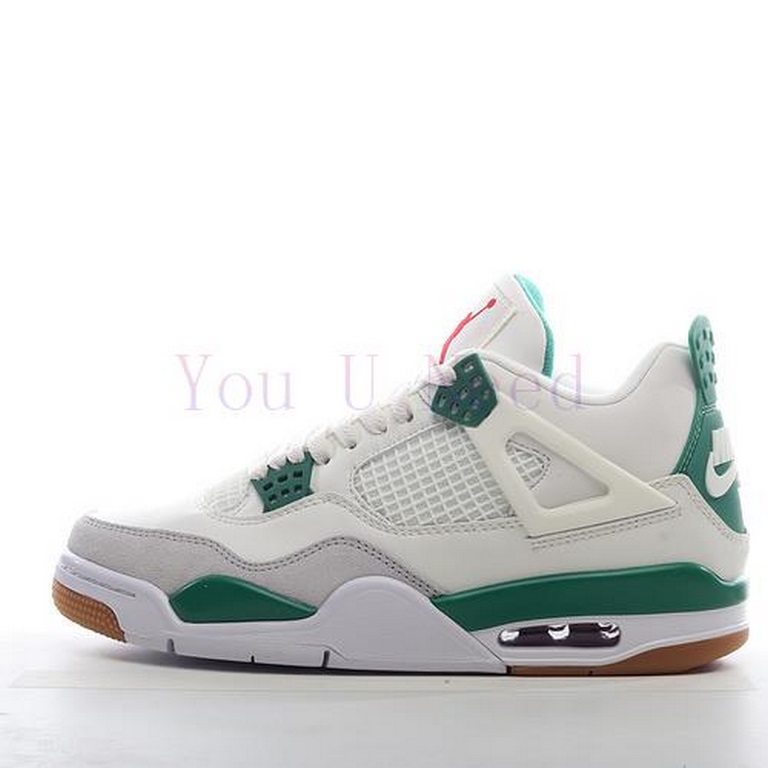 NK SB x Air Jordan 4 " Pine Green " AJ4 Joe 4 Turquoise Co-Branded Culture Basketball Shoes X4YWR