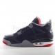 Pure Original Air Jordan 4 Retro "Bred Reimagined" AJ4 Joe 4 Black Red Z1URW