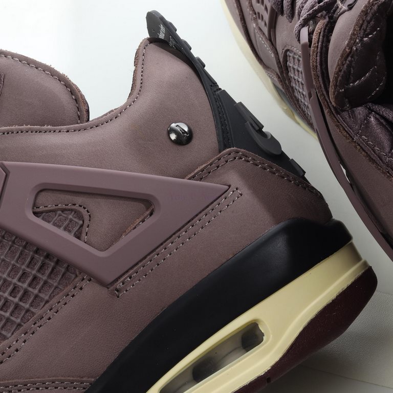 A Ma Maniére x Air Jordan 4 "Violet Ore" AJ4 Joe 4 Co-Branded Burgundy Red B4YRP