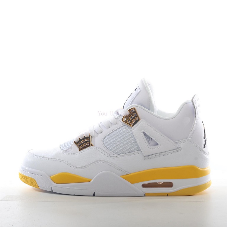 Air Jordan AJ4 "Vivid Sulfur" White and Orange HDYWR