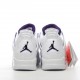 Air Jordan 4 " Purple Metallic " AJ4 White Purple Z1YWI