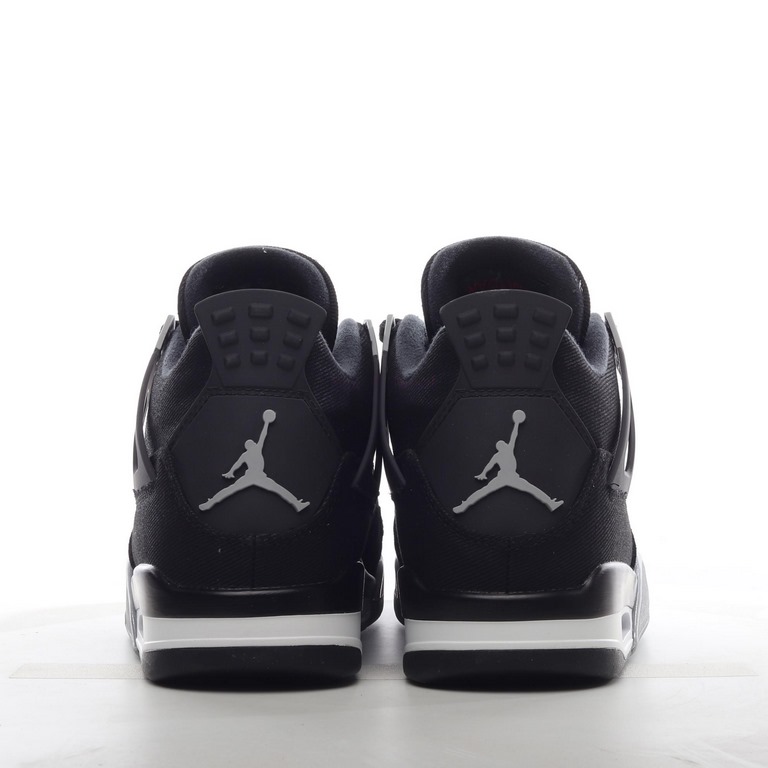 Air Jordan 4 Retro SE "Black Canvas" Black Canvas Small Am Pure Original Big Factory Production Z1YWI