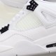 Pure Original Air Jordan 4 "Court Purple" AJ4 Joe 4 White Purple HDQPPRP