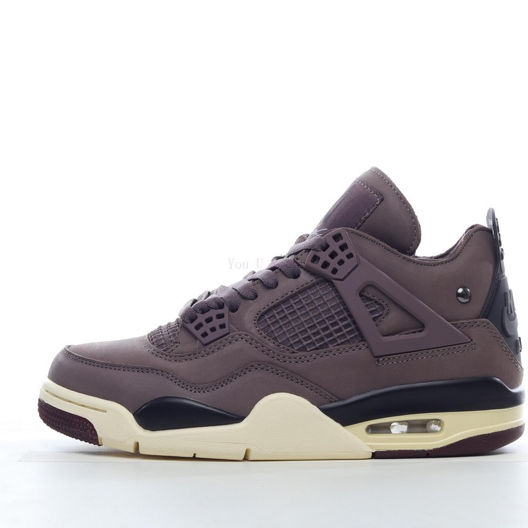 A Ma Maniére x Air Jordan 4 "Violet Ore" AJ4 Joe 4 Co-Branded Burgundy Red B4YRP