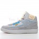 Union LA x Nike Air Jordan 2 Retro SP "Grey Fog "Michael Jordan AJ2 Generation High Top Retro Casual Athletic Culture Basketball Shoes "Union Grey Fog Blue" XQUTP