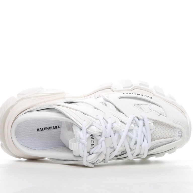 Balenciaga Sneaker Tess s.Gomma MAILLE WHITE/ORANGE 2021ss Parisienne 3.0 Triple W3CP31000I8EEY