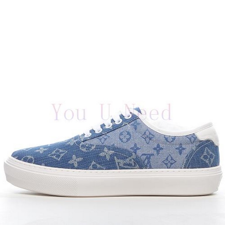 Donkey family series denim canvas shoes LV/Louis Vuitton Denim shoes 