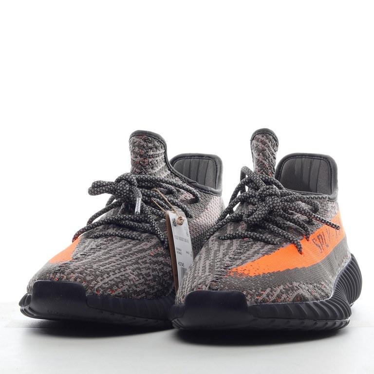 Adidas Yeezy Boost 350 V2 "Dark Beluga" Lightweight Popcorn Midsole Casual Athletic Joggers "Grey Orange Dark Edition" LQYWP