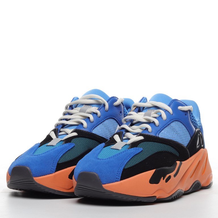 Ad Yeezy Boost 700 GZ0541 Kanye Coconut 700 3M Reflective Blue Orange Running ShoesXMTEW